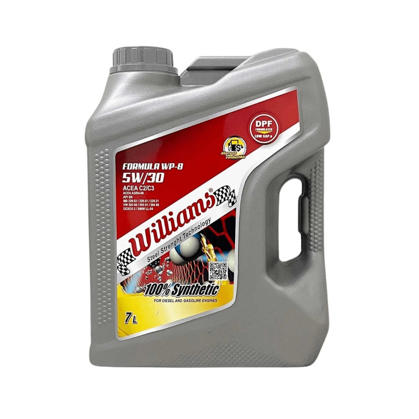 Aceite 5W30 C2 C3 diesel y bencina WILLIAMS con DPF - Aceite de Motor - Aceite 5W30 C2 C3 diesel y bencina WILLIAMS con DPF - Vargas Diesel - Calama