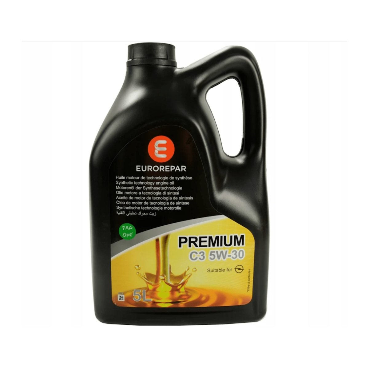 Aceite C3 5W30 5L diesel y bencina EUROPEAR con DPF - Aceite de motor - Aceite C3 5W30 5L diesel y bencina EUROPEAR con DPF - Vargas Diesel - Calama