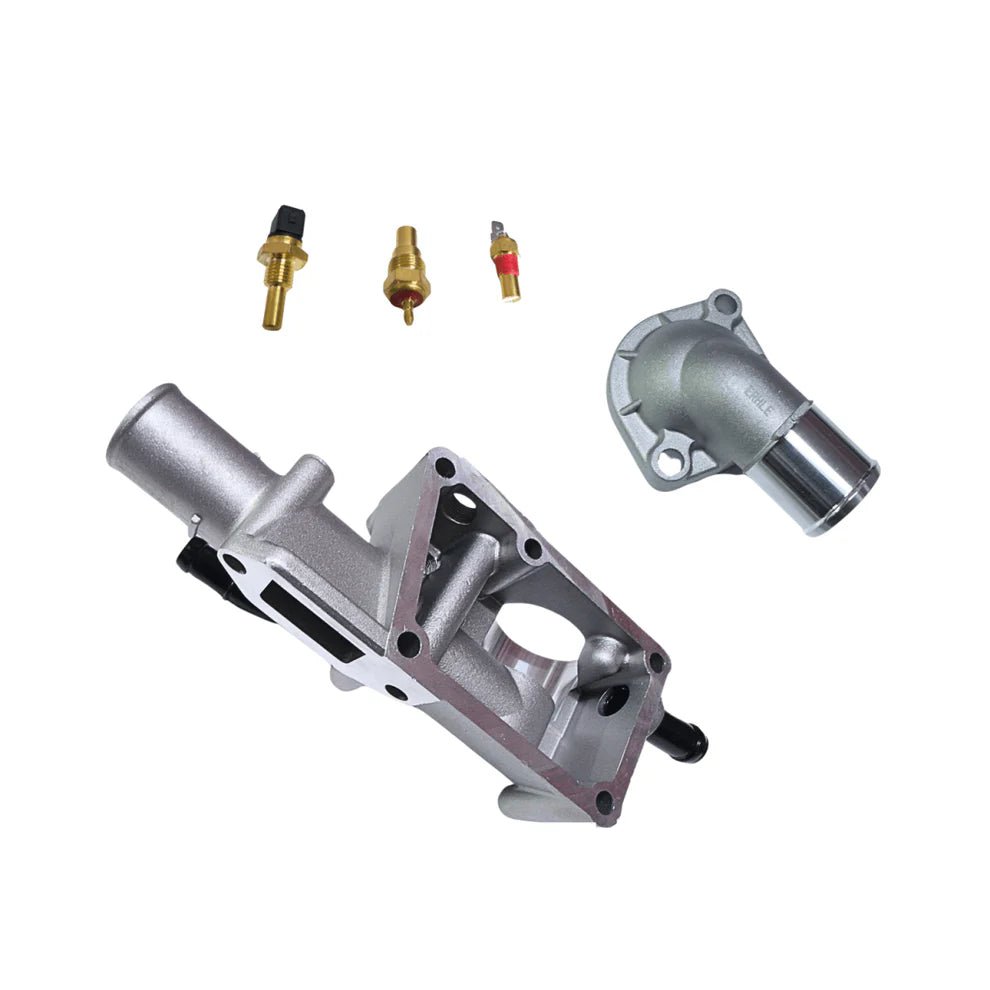 Kit Base porta termostato + tapa y sensores KIA Frontier Besta 2.7 3.0 Korea Alt - sensores - Kit Base porta termostato + tapa y sensores KIA Frontier Besta 2.7 3.0 Korea Alt - Vargas Diesel - Calama
