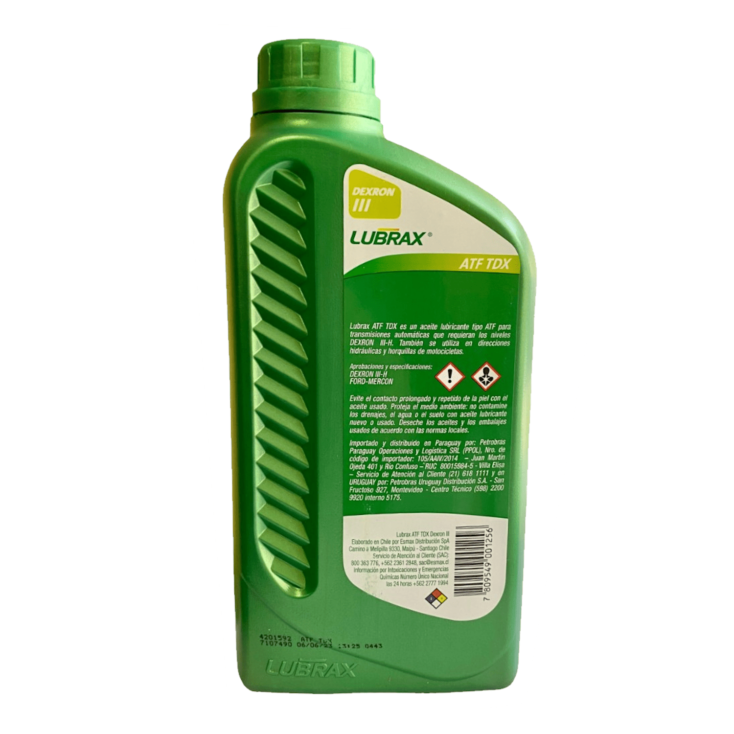 Aceite dirección ATF DEXRON 3 - MINERAL 1L - Vargas Diesel - LUBRAXATFDEXRON3 - Aceite dirección ATF DEXRON 3 - MINERAL 1L