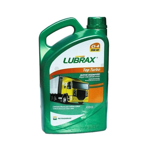 Aceite mineral 15W40 LUBRAX 4L - Aceite de motor - Aceite mineral 15W40 LUBRAX 4L - Vargas Diesel - Calama