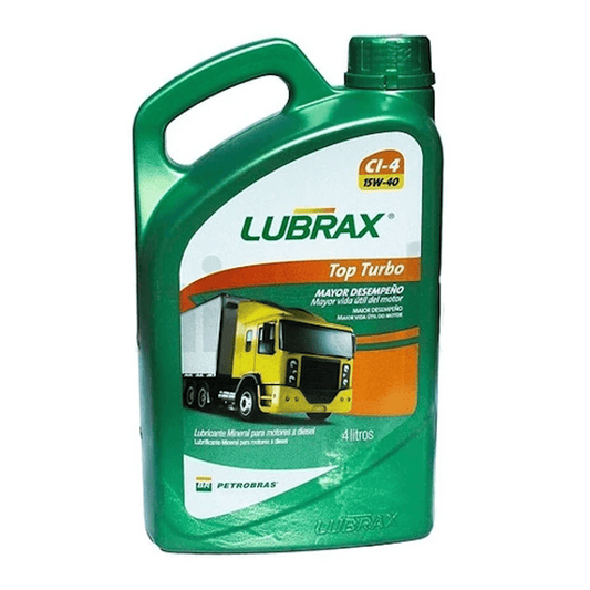 Aceite mineral 15W40 LUBRAX 4L - Vargas Diesel - 90551 - 8 - Aceite mineral 15W40 LUBRAX 4L
