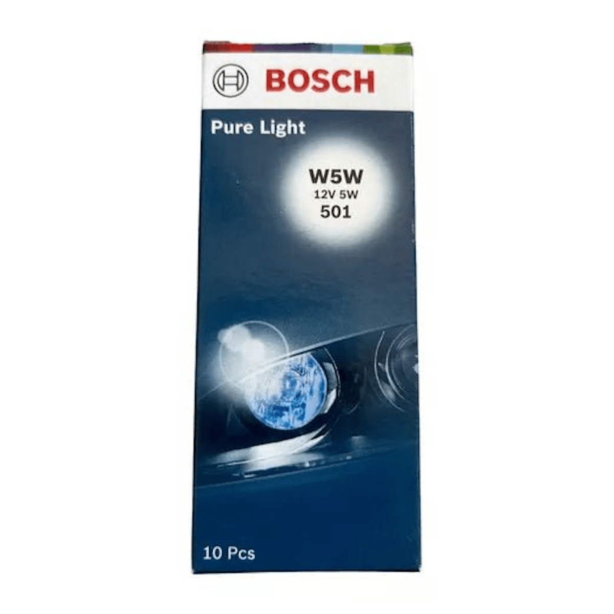 Ampolleta 5w w5w 501 PURE LIGHT BOSCH cola pez - Vargas Diesel - 1987302206 - Ampolleta 5w w5w 501 PURE LIGHT BOSCH cola pez