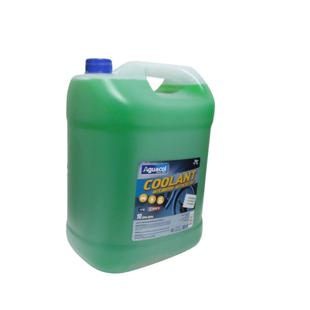 Coolant 10 litros verde -1°C Aguacol - lubricantes - Coolant 10 litros verde -1°C Aguacol - Vargas Diesel - Calama