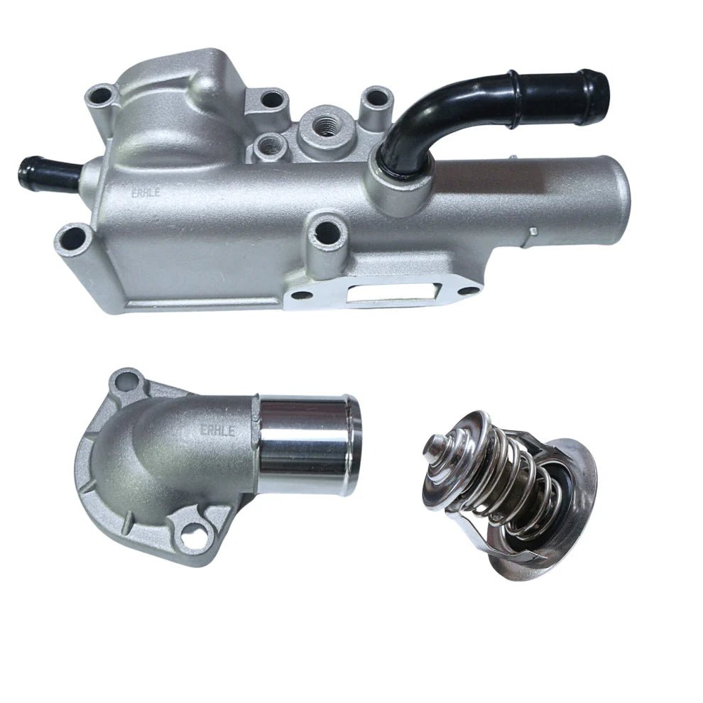 Kit Base Porta Termostato Completo Korea Alternativo para Kia Frontier y Besta 2.7 / 3.0 | Alta Calidad - AUTOPARTES TAPA TERMOSTATO RADIADOR - Kit Base Porta Termostato Completo Korea Alternativo para Kia Frontier y Besta 2.7 / 3.0 | Alta Calidad - Vargas Diesel - Calama