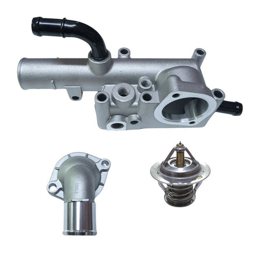 Kit Base Porta Termostato Completo Korea Alternativo para Kia Frontier y Besta 2.7 / 3.0 | Alta Calidad - AUTOPARTES TAPA TERMOSTATO RADIADOR - Kit Base Porta Termostato Completo Korea Alternativo para Kia Frontier y Besta 2.7 / 3.0 | Alta Calidad - Vargas Diesel - Calama