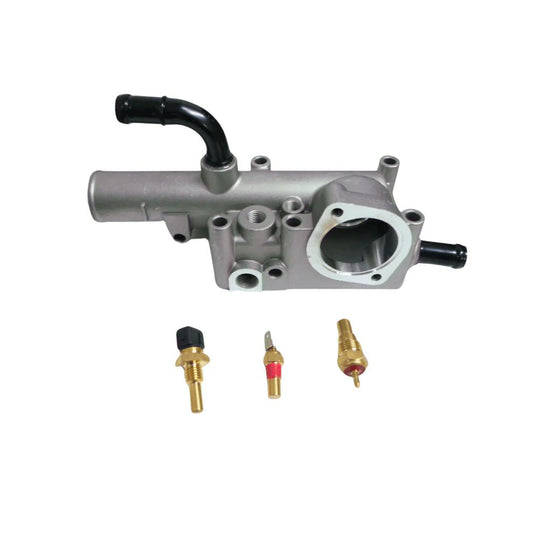 KIT Base Porta Termostato + sensores Kia Frontier 2.7 3.0 Besta 2.7 3.0 Korea Alternativo - TAPA DEPOSITO RADIADOR - KIT Base Porta Termostato + sensores Kia Frontier 2.7 3.0 Besta 2.7 3.0 Korea Alternativo - Vargas Diesel - Calama