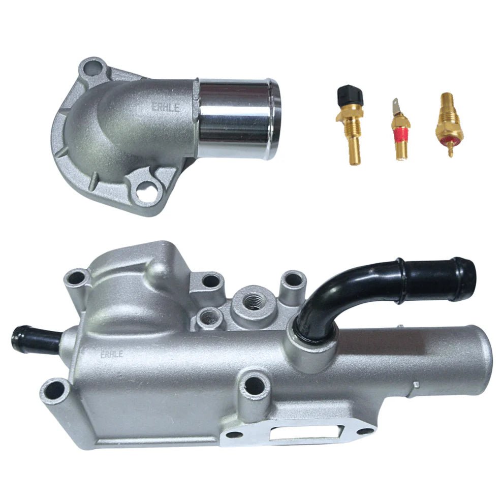 Kit Base porta termostato + tapa y sensores KIA Frontier Besta 2.7 3.0 Korea Alt - sensores - Kit Base porta termostato + tapa y sensores KIA Frontier Besta 2.7 3.0 Korea Alt - Vargas Diesel - Calama